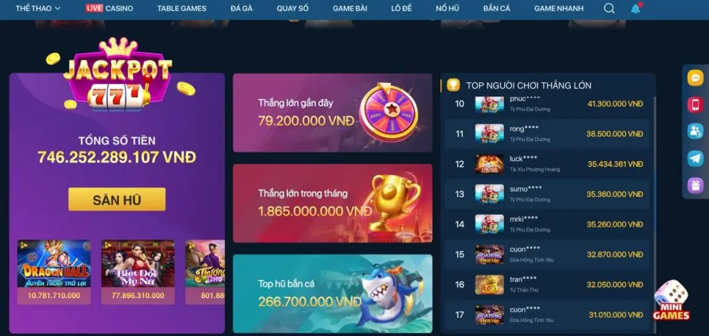 Hình ảnh minh họa lợi ích của nền tảng tj77 win